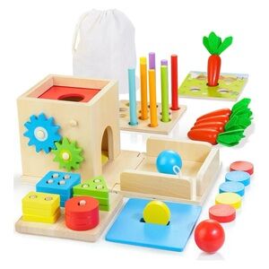 Montessori 8-in-1 Wooden Play Kit